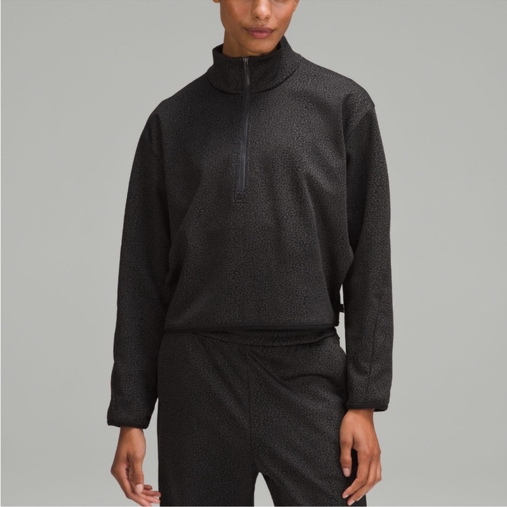 LULULEMON Lab Double Knit Jacquard Half Zip Jacket
